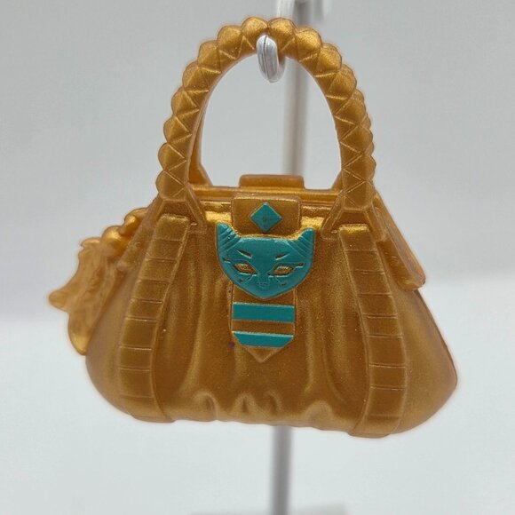 Monster High Freaky Fusion Cleolei Doll Purse Accessory Gold - Picture 2 of 4